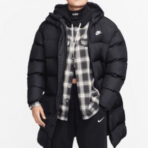 New🌿 Nike Oversized Sportswear Metro Puffer Therma-FIT Loose Hooded Parka